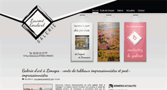 Desktop Screenshot of galerie-goudard-87.com